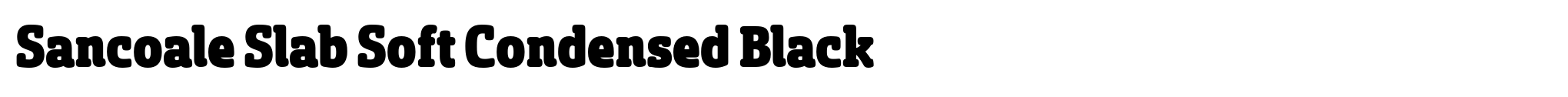 Sancoale Slab Soft Condensed Black image